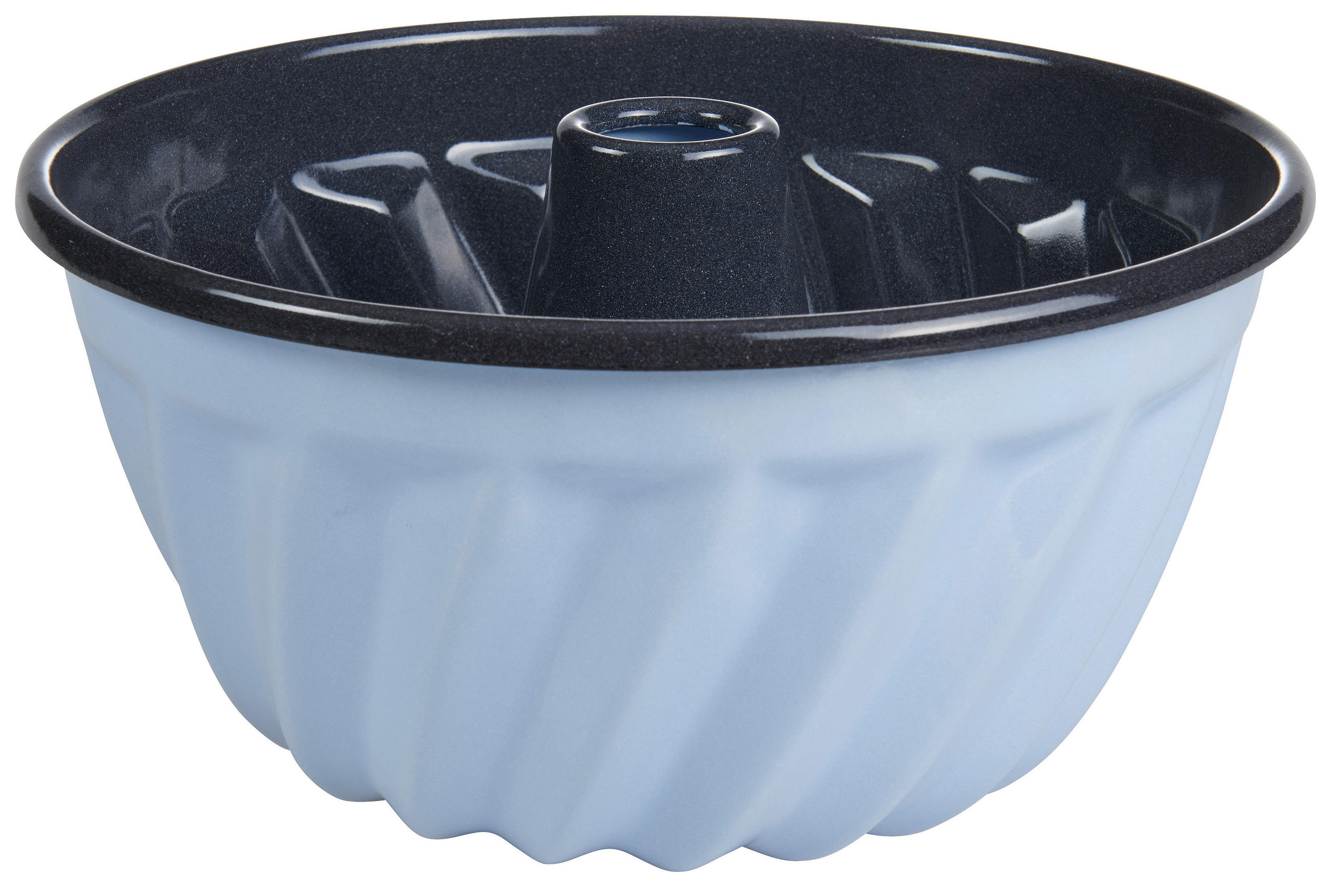 BACKFORM 25/25/13,7 cm  - Blau, Basics, Metall (25/25/13,7cm) - Riess