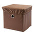SPIELZEUGBOX 32/32/32 cm - Braun, Basics, Holz/Kunststoff (32/32/32cm) - My Baby Lou