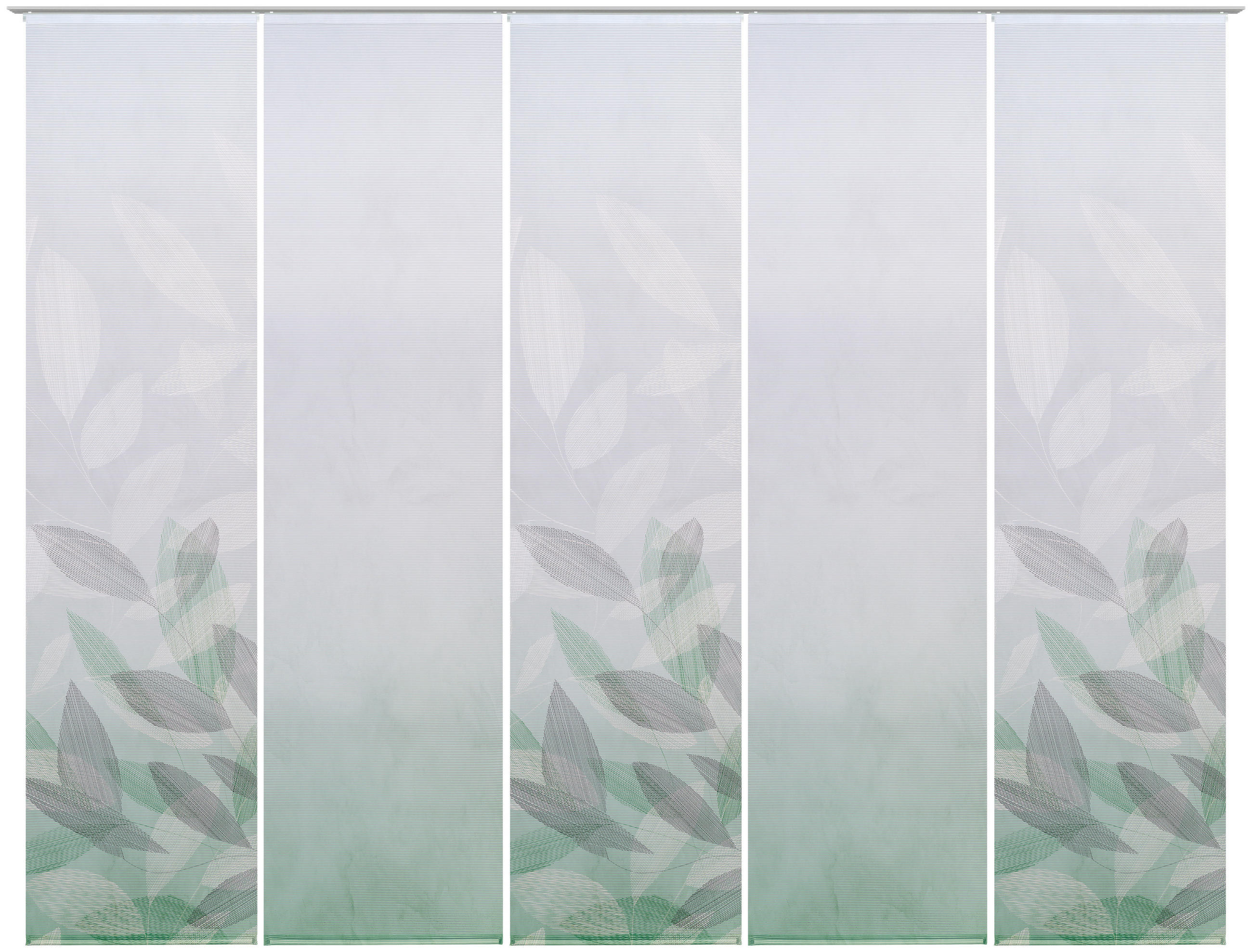 Novel Flächenvorhang Abigail Grün 60x245 cm