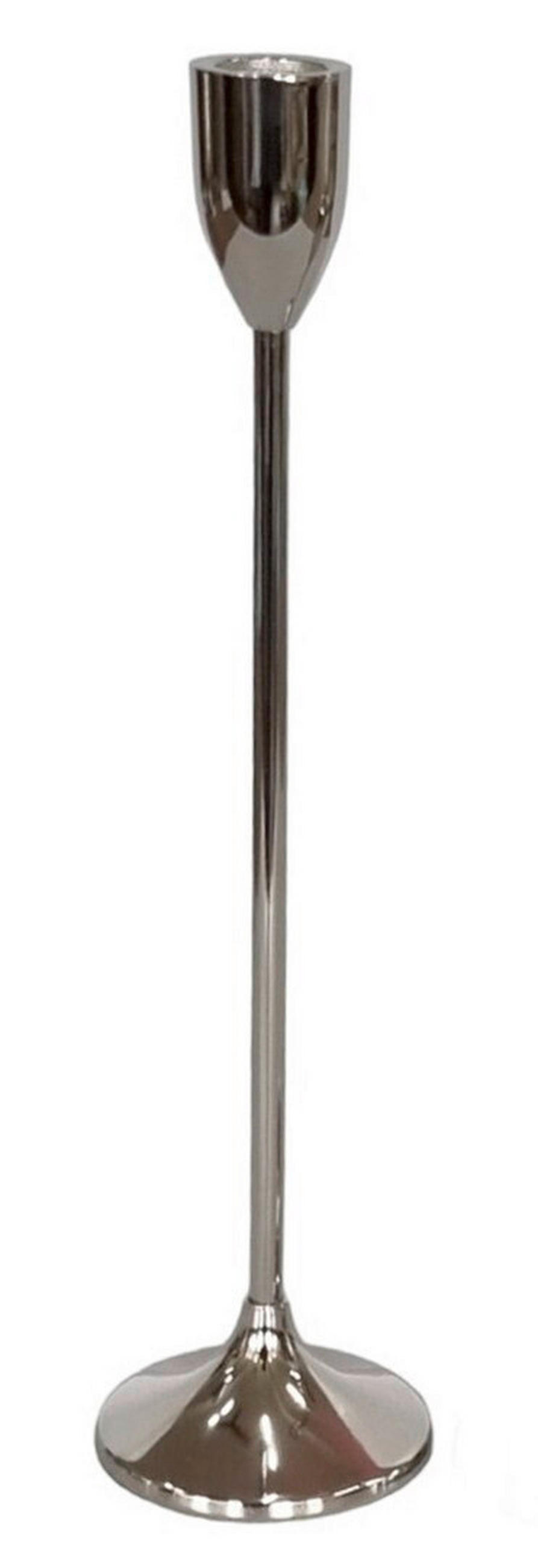 KERZENHALTER - Chromfarben/Nickelfarben, LIFESTYLE, Metall (8/32cm) - Ambia Home