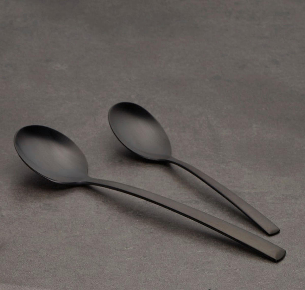 SADA PRÍBOROV ušľachtilá oceľ, 68-dielne - čierna, Basics, kov - Echtwerk