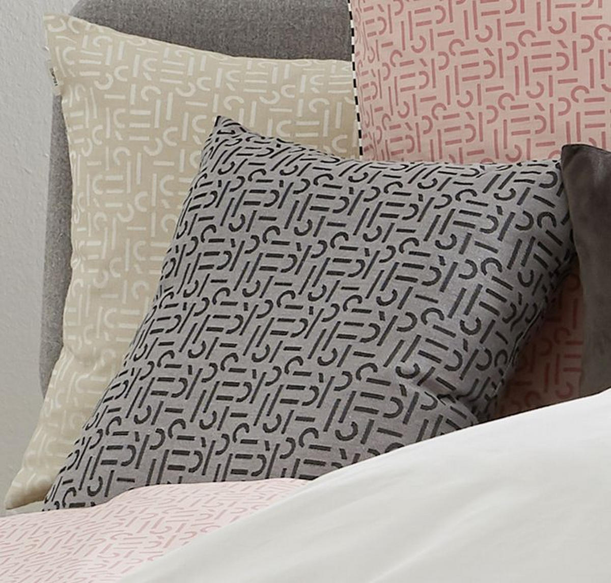KISSENHÜLLE Scatter 45/45 cm  - Anthrazit, Design, Textil (45/45cm) - Esprit