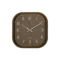 WANDUHR Elemental Grün 30/30/4 cm  - Grün, Basics, Kunststoff (30/30/4cm) - Karlsson