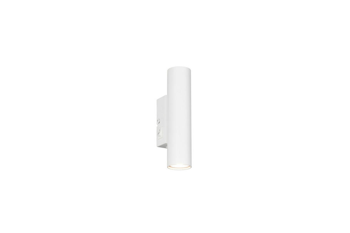 WANDLEUCHTE Taryn 4/18/7 cm   - Weiß, Design, Metall (4/18/7cm)
