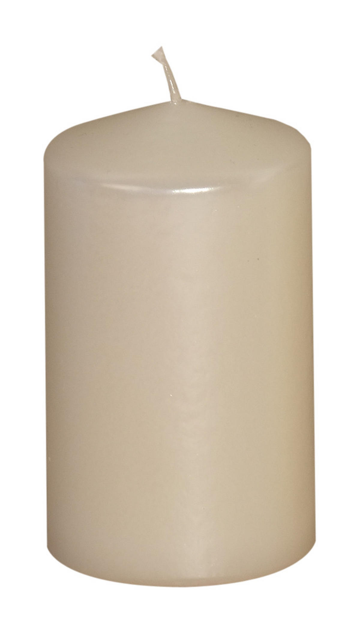 STUMPENKERZE 5,7/10 cm  - Weiß, KONVENTIONELL (5,7/10cm)