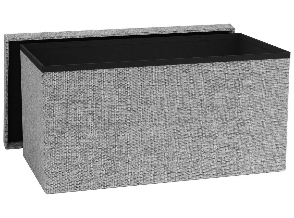 SITZBOX  - Hellgrau, Basics, Kunststoff (76/38/38cm) - MID.YOU