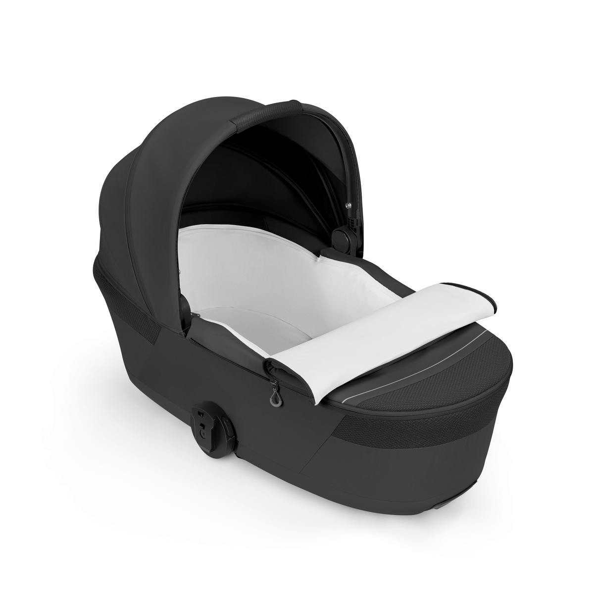 KINDERWAGEN Talos S BLK inkl. Fold-Carrycot  - Schwarz, Basics, Textil/Metall (93/60/115cm) - cybex GOLD