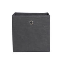 SKLOPIVA KUTIJA   32/32/32 cm   - antracit, Dizajnerski, tekstil (32/32/32cm) - Carryhome
