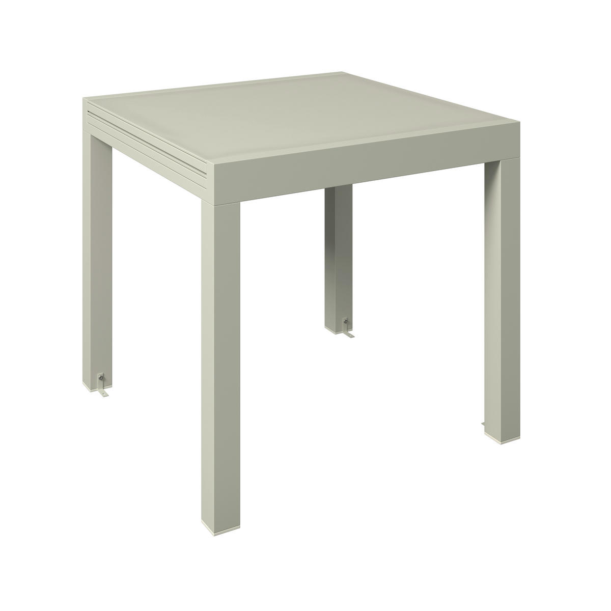 BALKONTISCH  - Beige, MODERN, Glas/Metall (160/80/75/80cm) - Ambia Garden