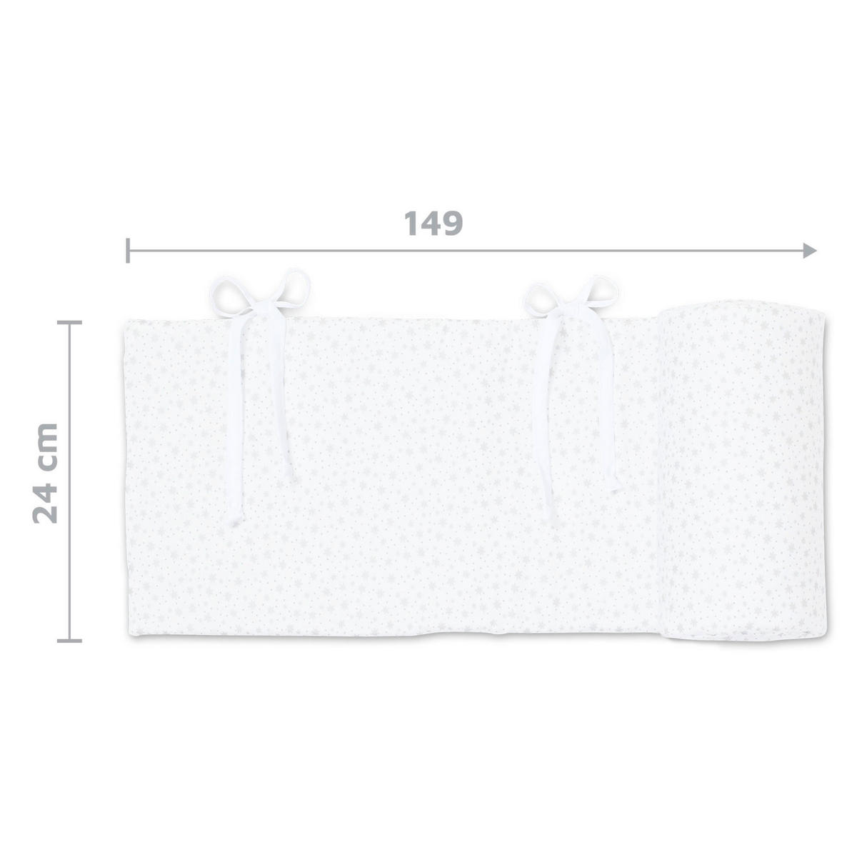 NESTCHEN   24/149 cm  - Weiß, Basics, Textil (24/149cm) - Babybay