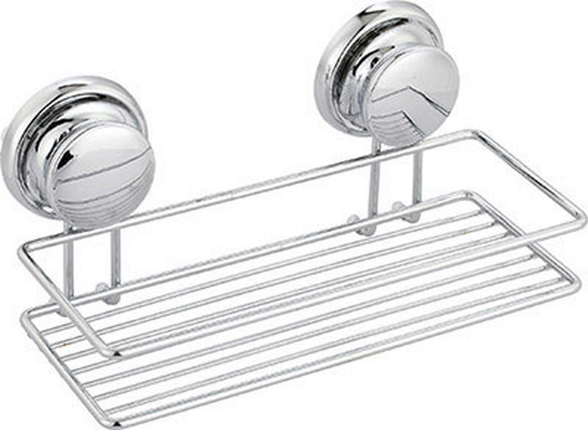POLIČKA ZA KOPALNO KAD - barve kroma, Basics, kovina (25/11/10,5cm) - Homeware