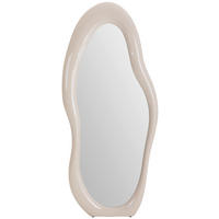 WANDSPIEGEL 80/180/5 cm    in Freiform  - Creme, LIFESTYLE, Glas/Holzwerkstoff (80/180/5cm) - Novel