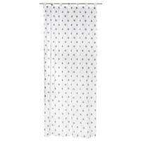 FERTIGVORHANG  halbtransparent   140/255 cm 2 Stück  - Schwarz/Weiß, Basics, Textil (140/255cm)