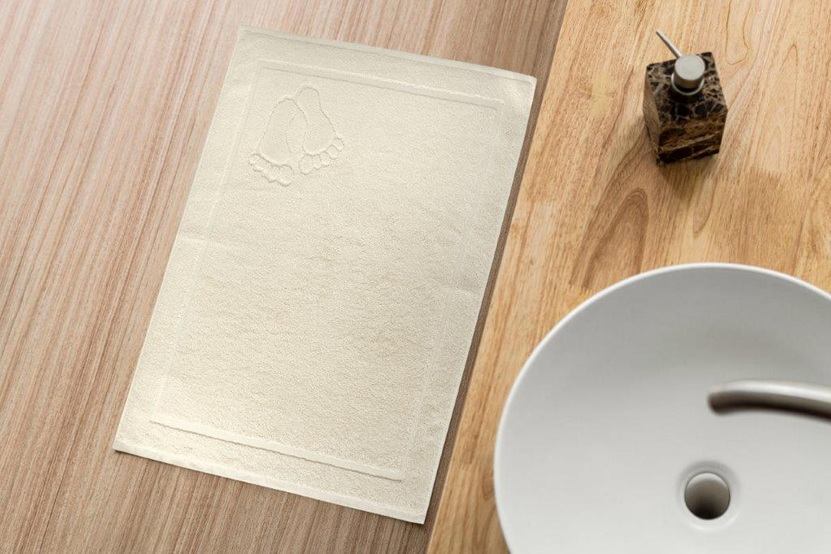 KUPATILSKA PROSTIRKA Bathmat  boja sedefa 50/70 cm  - boja sedefa, Osnovno, tekstil (50/70cm) - Boxxx