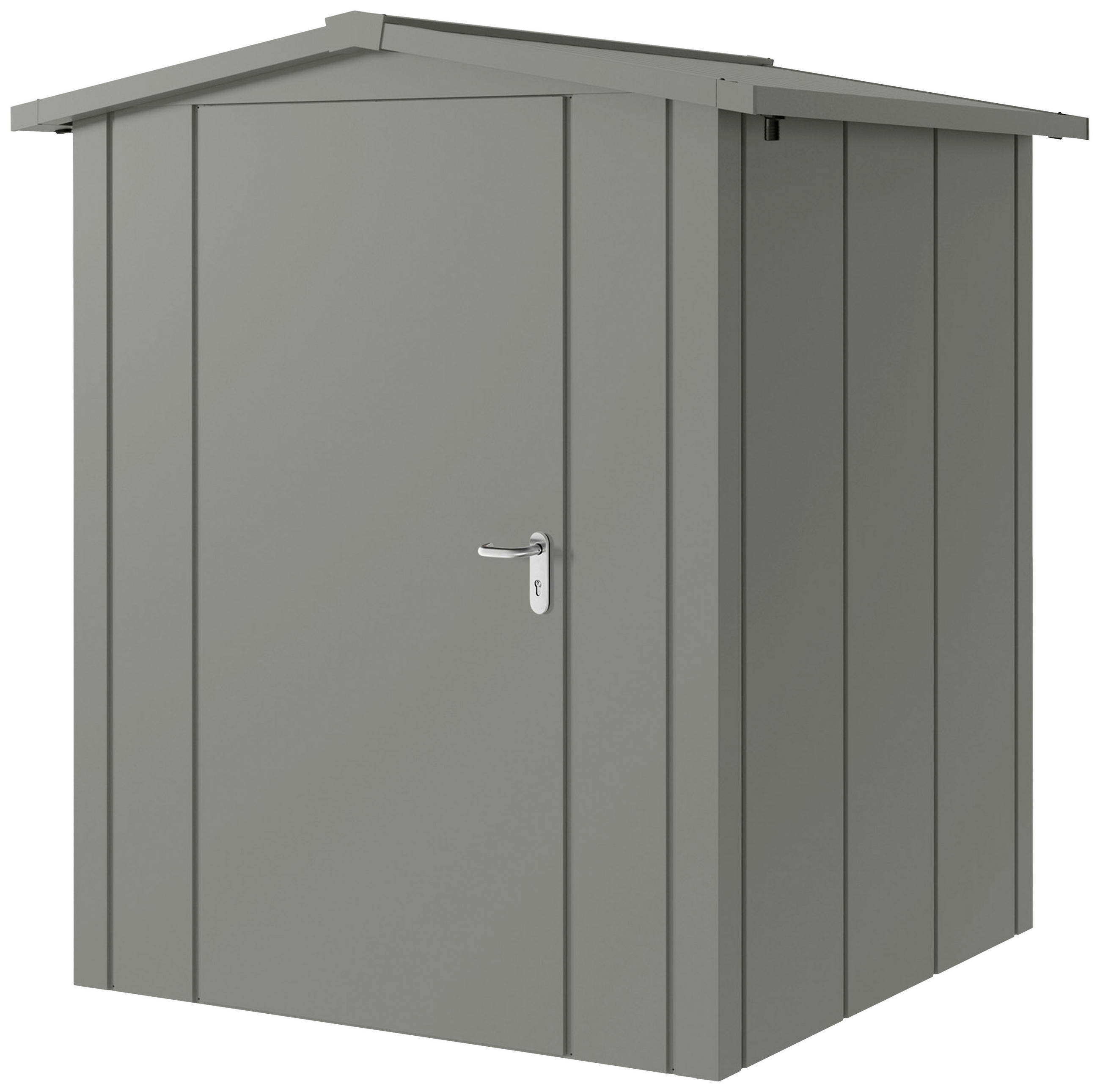 GERÄTEHAUS 189/219/181 cm  - Alufarben, Basics, Metall (189/219/181cm) - Hörmann