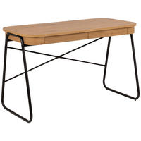 SCHREIBTISCH 120/60/75 cm  in Eichefarben  - Eichefarben, Design, Holzwerkstoff/Metall (120/60/75cm) - MID.YOU