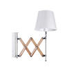 VÄGGLAMPA 22.5/52/50 cm   - kromfärg, Klassisk, metall (22.5/52/50cm)