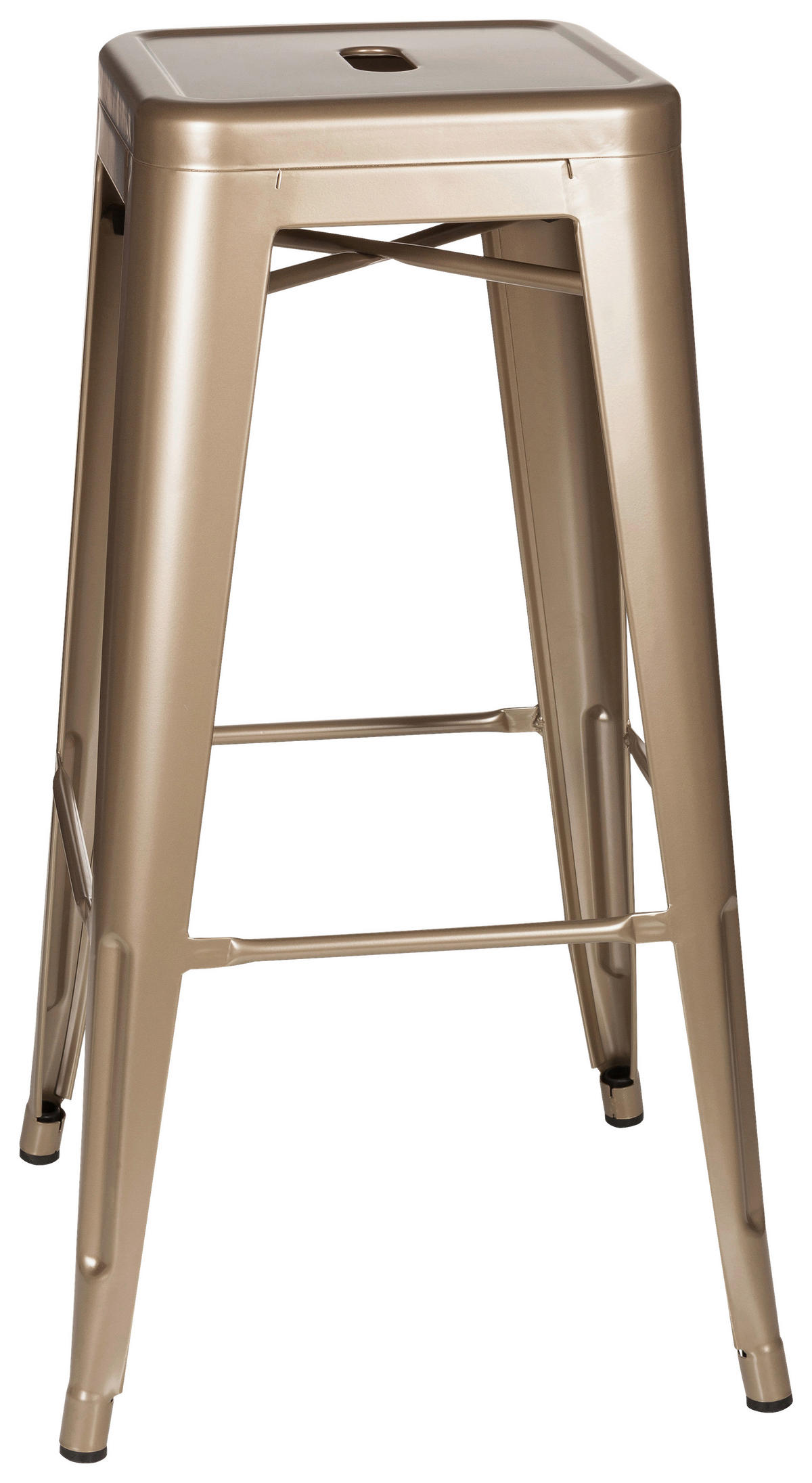 BARHOCKER in Champagner  - Champagner, Basics, Metall (44/77/44cm) - MID.YOU