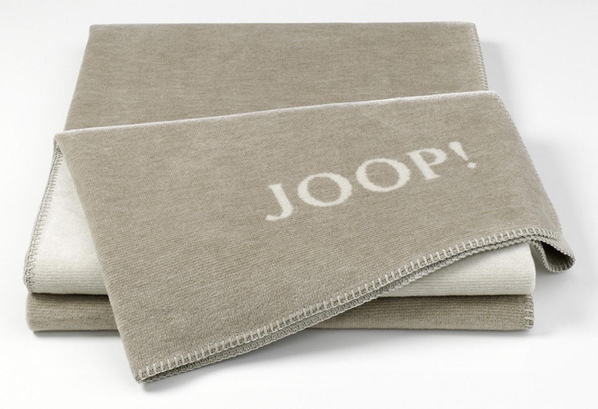 WOHNDECKE Melange Doubleface 150/200 cm  - Sandfarben/Naturfarben, Design, Textil (150/200cm) - Joop!