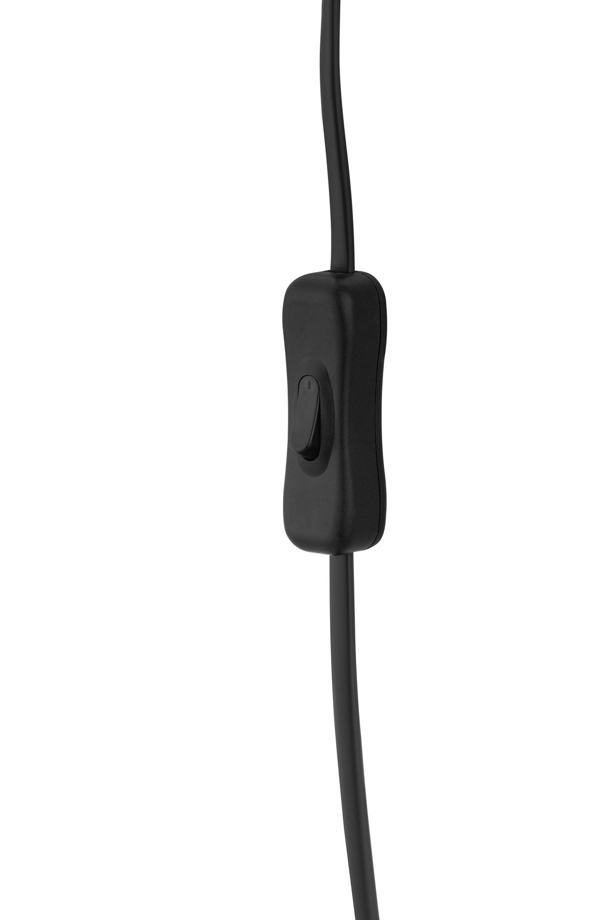 TISCHLEUCHTE 20/28 cm  - Messingfarben/Weiß, Trend, Textil/Metall (20/28cm) - Collett's Monde