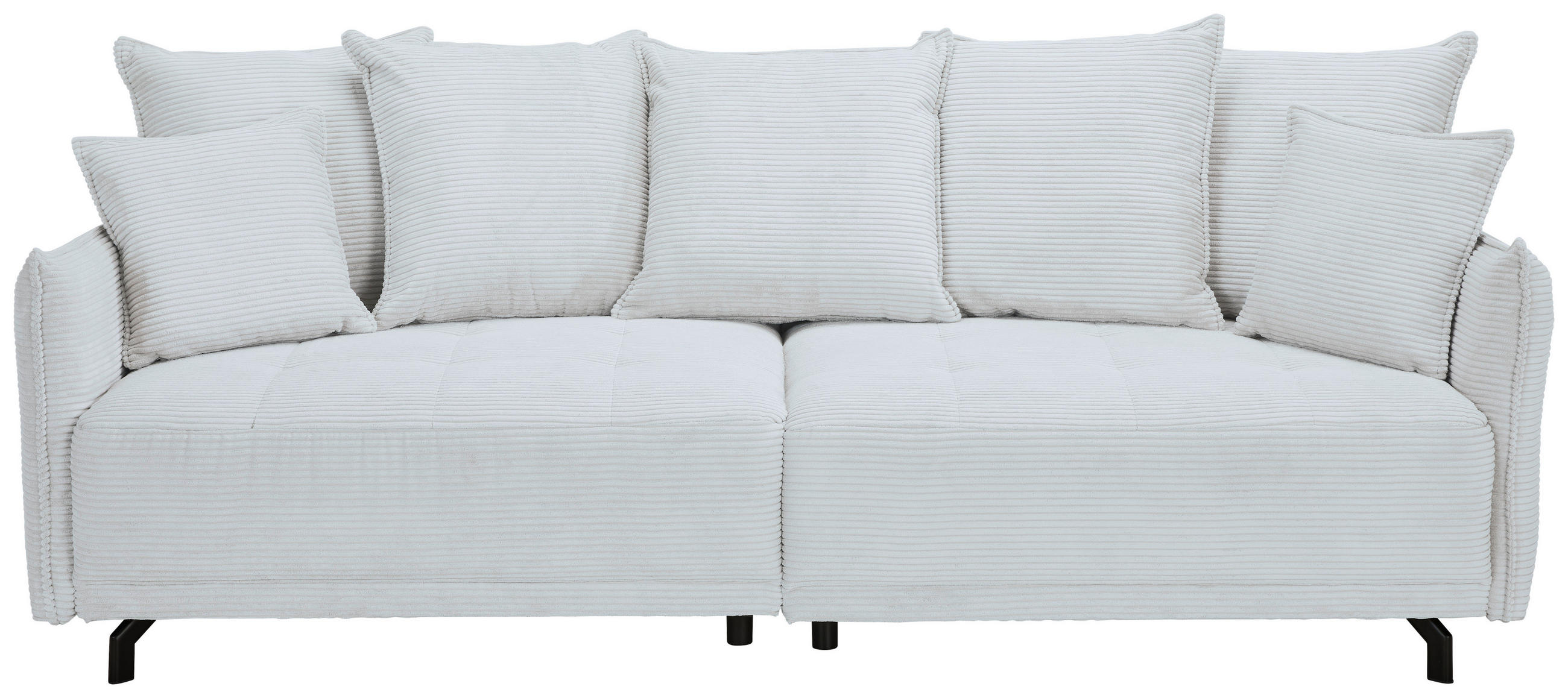 Carryhome Bigsofa Grau 226x91x103 cm