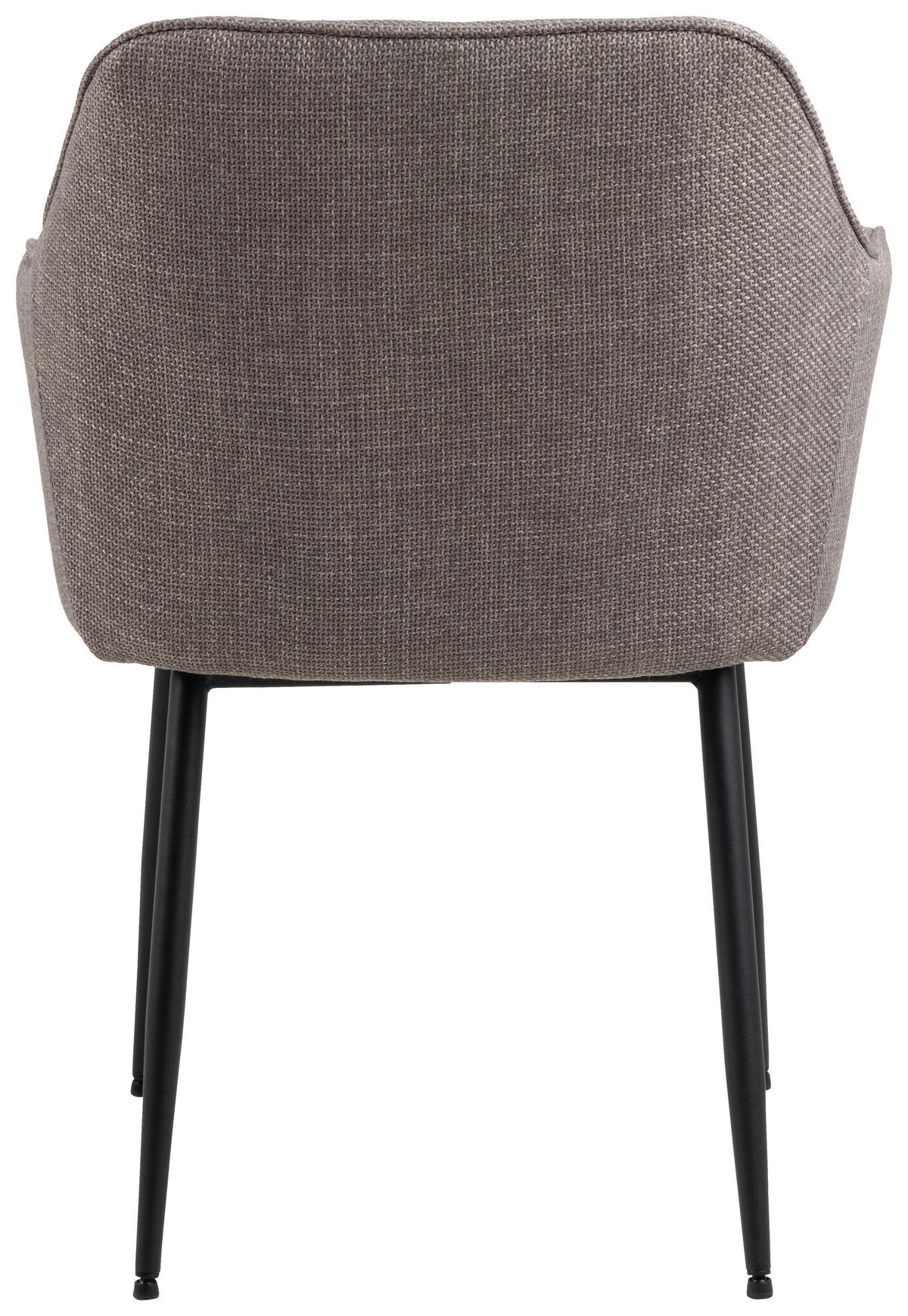 STOL MED ARMSTÖD struktur  - gråbrun/svart, Design, metall/textil (58/83/55cm) - MID.YOU