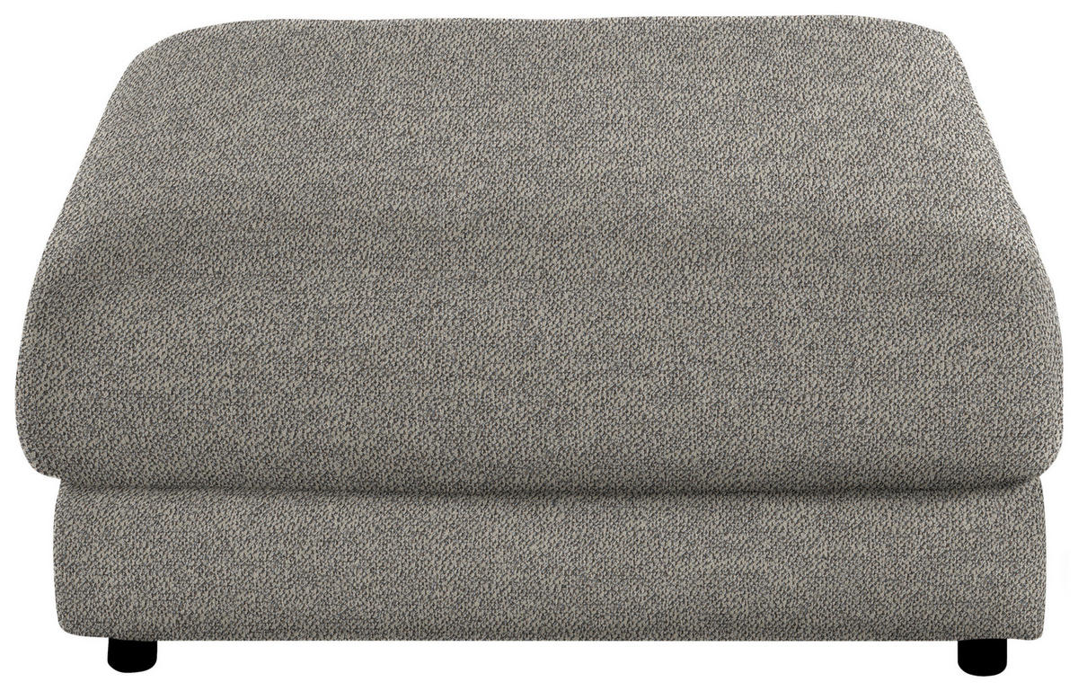 HOCKER in Textil Graubraun  - Graubraun/Schwarz, Design, Kunststoff/Textil (100/86/100cm) - Lomoco