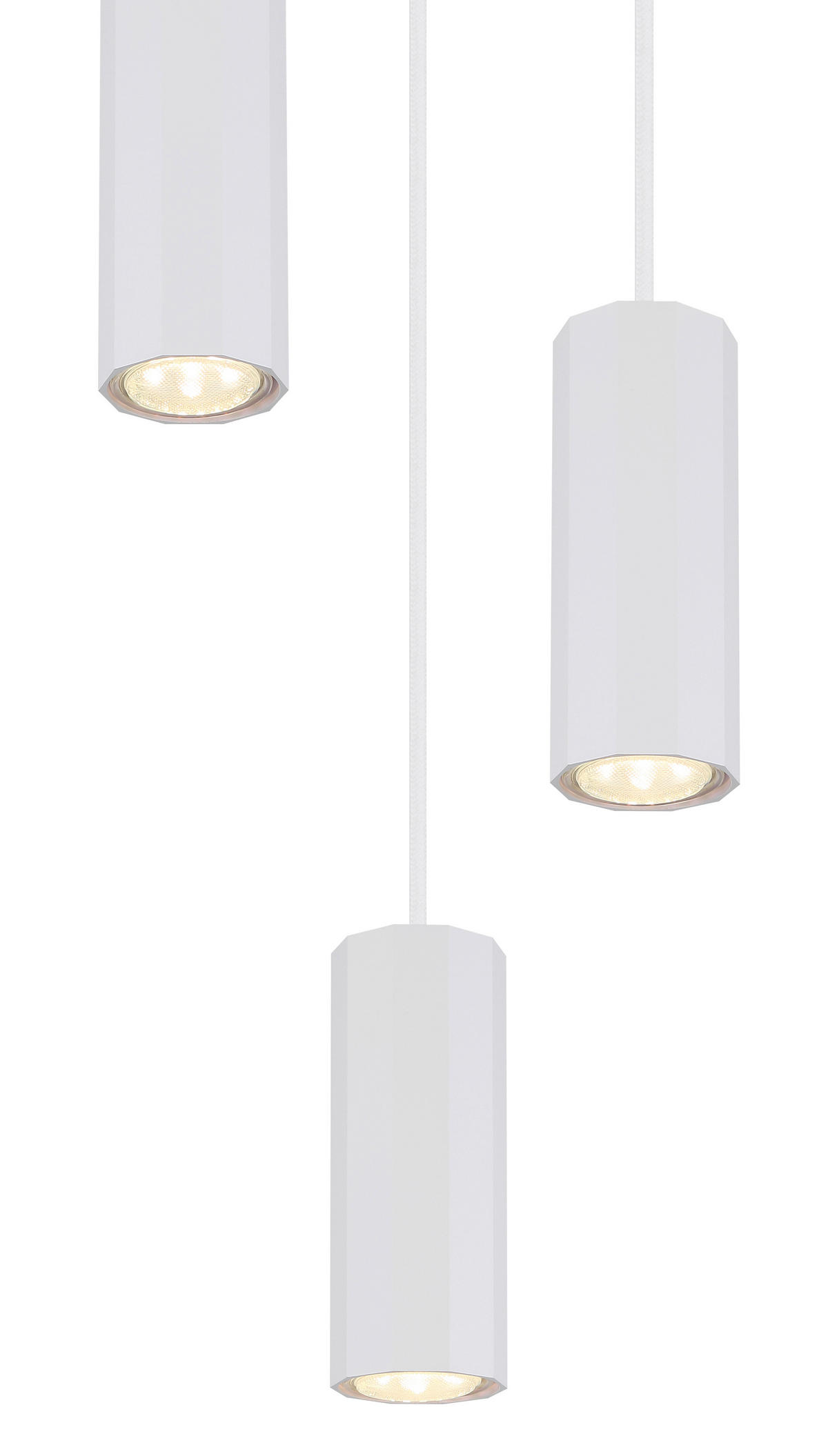 ZÁVĚSNÉ SVÍTIDLO, 21/120 cm  - bílá, Design, kov (21/120cm) - Globo