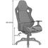 PISARNIŠKI STOL kovina, umetna masa, tekstil črna, temno siva - temno siva/črna, Design, kovina/umetna masa (64/120-130/70cm) - Novel PISARNIŠKI STOL kovina, umetna masa, tekstil črna, temno siva - temno siva/črna, Design, kovina/umetna masa (64/120-130/70cm) - Novel