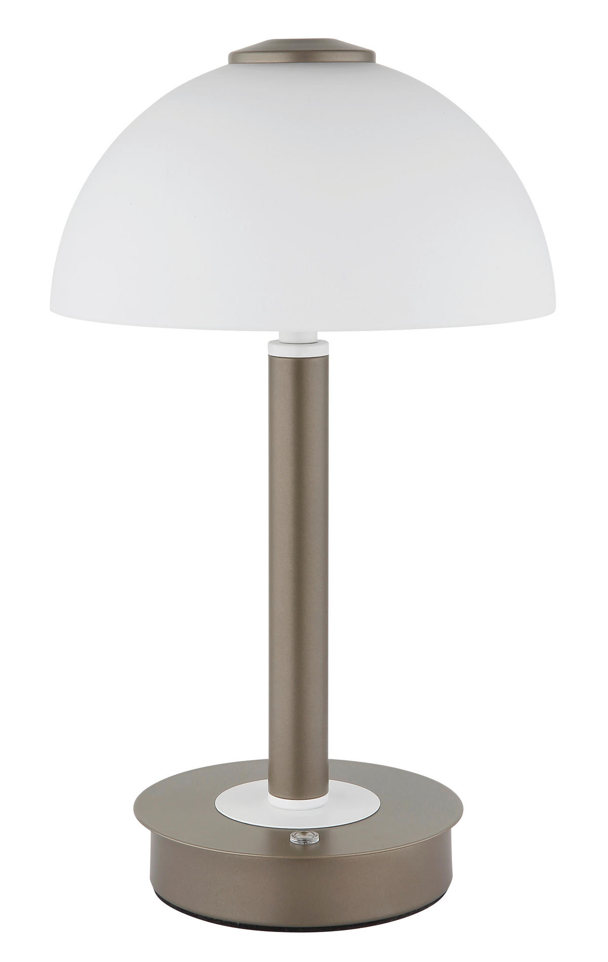 TISCHLEUCHTE Uldin 18/31,5 cm  - Opal/Weiß, Design, Glas/Kunststoff (18/31,5cm) - Globo