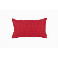 UKRASNI JASTUK 30/50 cm    - srebrna/crvena, Konvencionalno, tekstil (30/50cm)