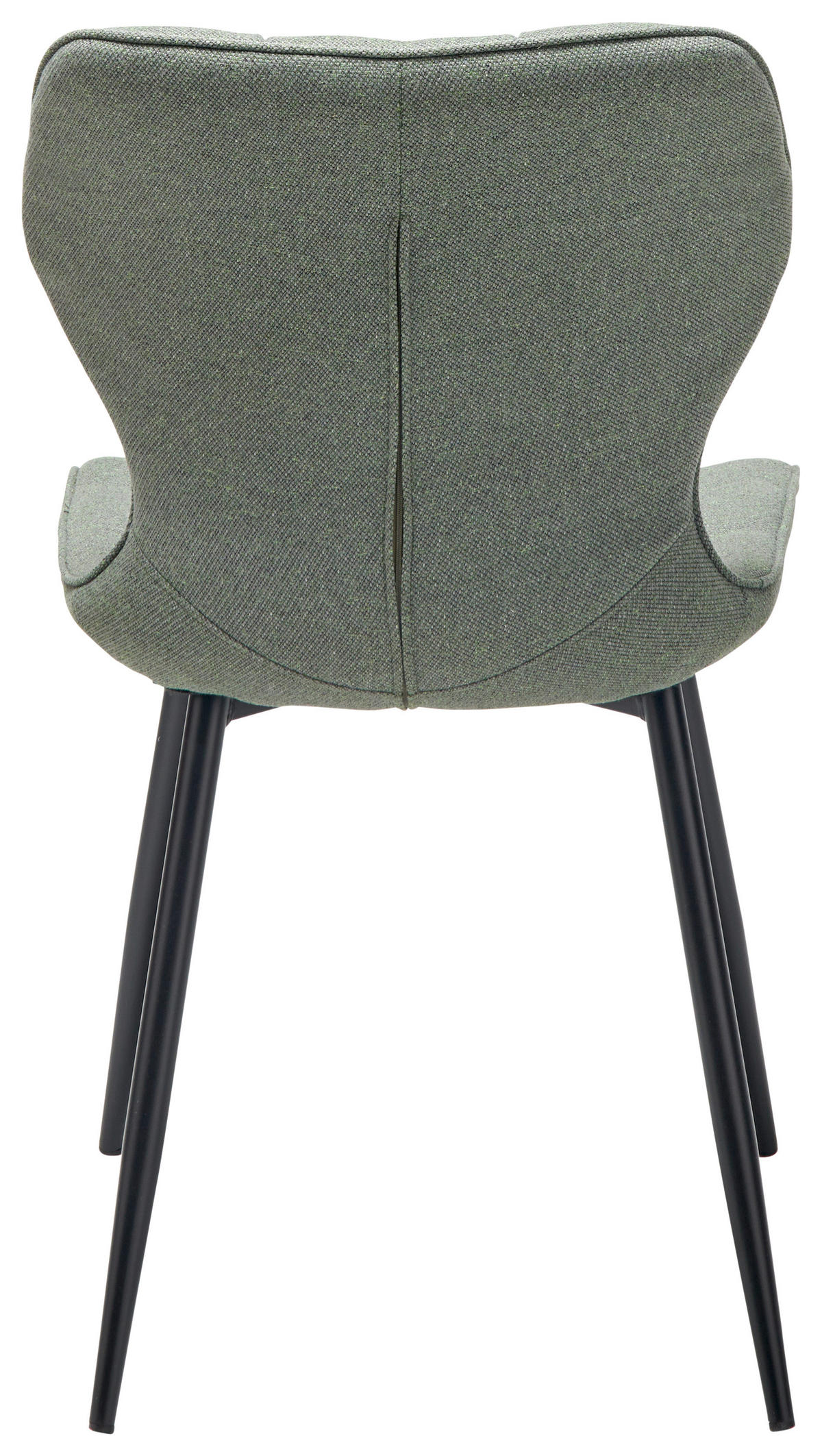 STUHL Webstoff Grün Pappel Sperrholz  - Schwarz/Grün, LIFESTYLE, Holz/Textil (47/82/59cm) - Livetastic