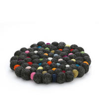 TOPFUNTERSETZER Textil Multicolor 21 cm  - Multicolor, Basics, Textil (21cm) - Cilio