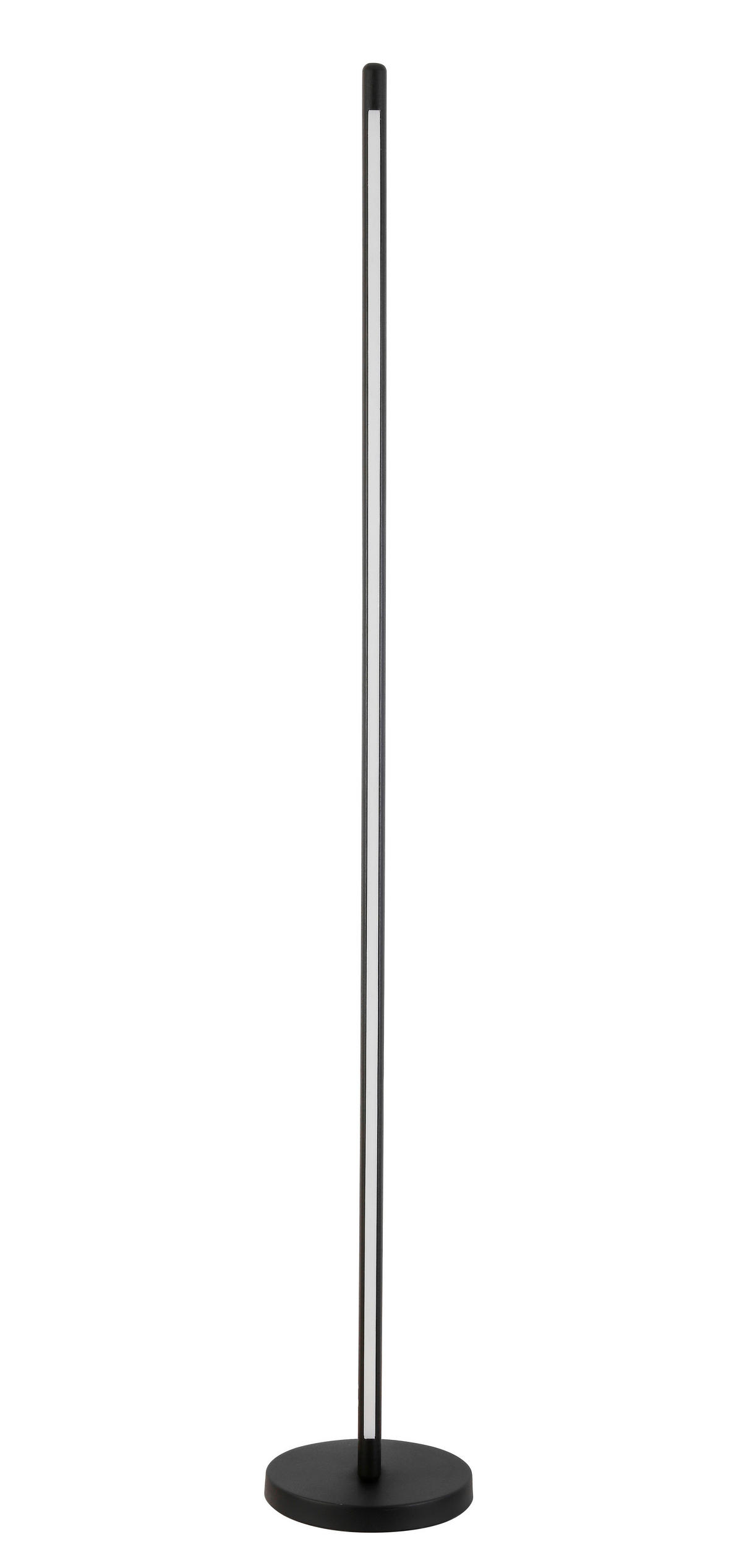 STOJACÍ LED SVÍTIDLO, 25/151 cm  - černá, Trend, kov/dřevo (25/151cm) - Novel
