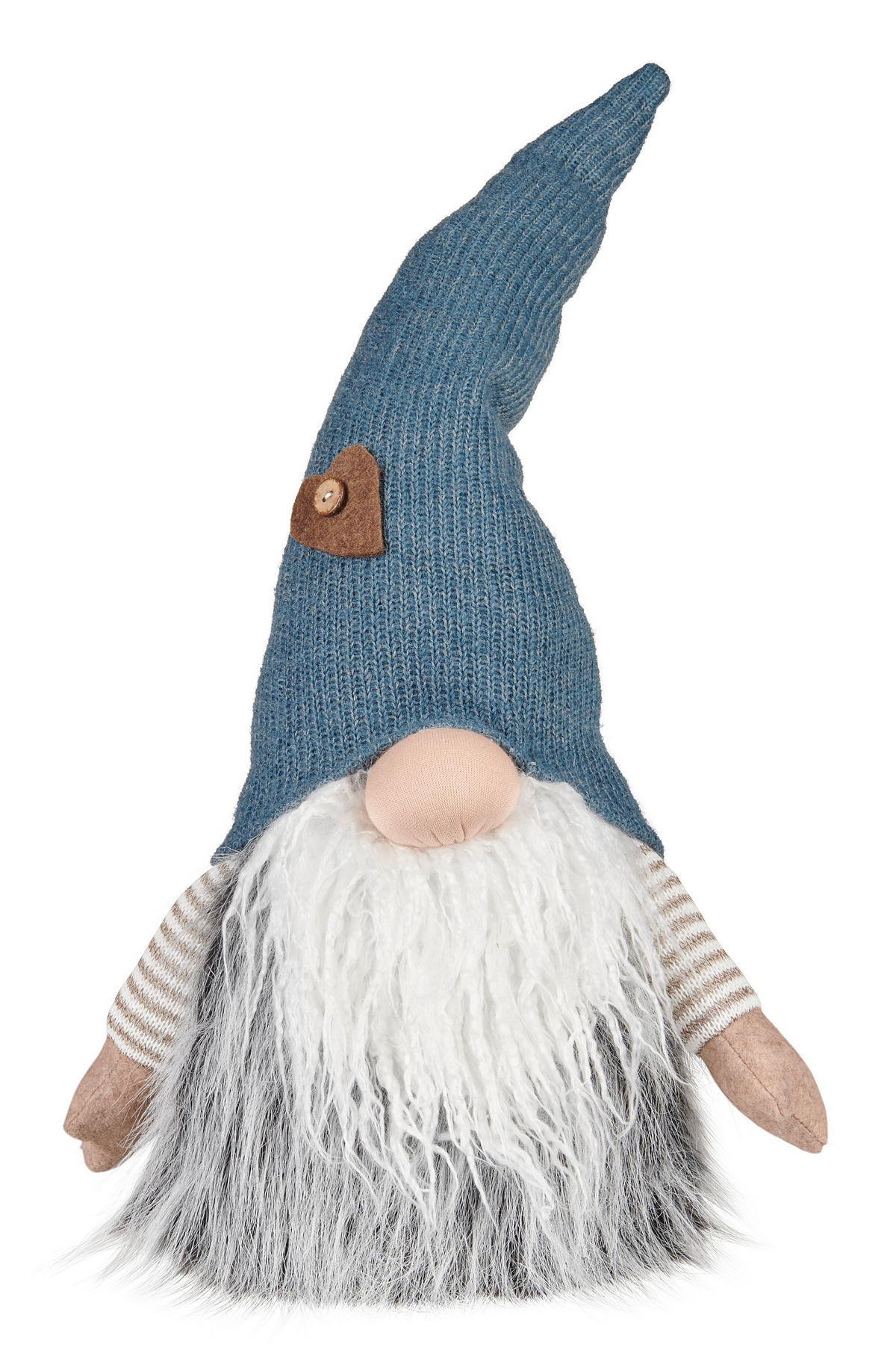ŠKRIATOK - svetlohnedá/biela, Lifestyle, textil/kameň (29/53/18cm) - X-Mas