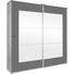 SCHWEBETÜRENSCHRANK in Eichefarben - Eichefarben/Alufarben, KONVENTIONELL, Glas/Holzwerkstoff (226/210/62cm) - Xora SCHWEBETÜRENSCHRANK in Eichefarben - Eichefarben/Alufarben, KONVENTIONELL, Glas/Holzwerkstoff (226/210/62cm) - Xora