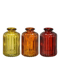 VAZA    steklo  - rumena/rdeča, Basics, steklo (6/10cm)