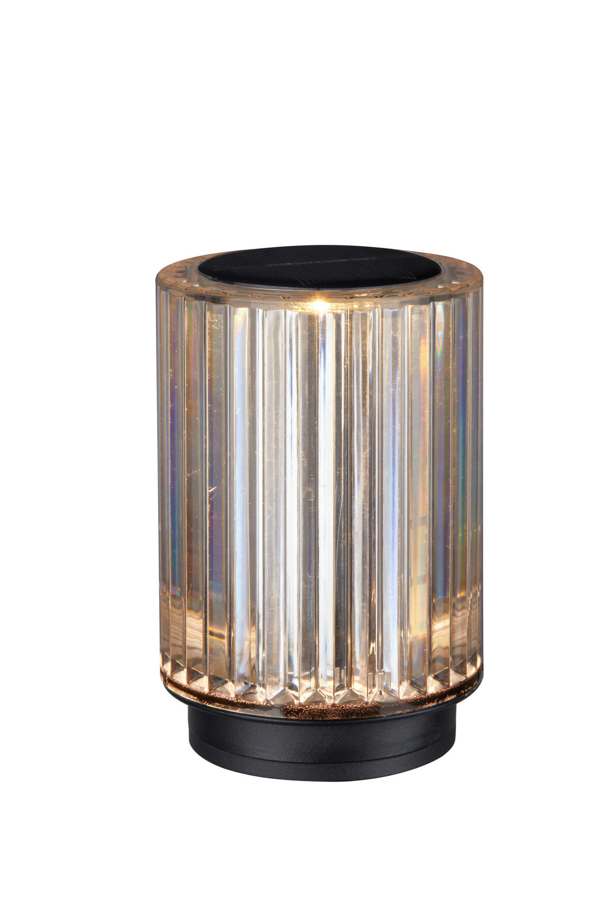 SOLCELLSLAMPA 8,5/12 cm   - svart/transparent, Lifestyle, plast (8,5/12cm) - Ambia Garden