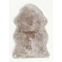 SCHAFFELL 60/90 cm Schaffell Greige Tierform  - Greige, Natur, Fell (60/90cm) - Linea Natura