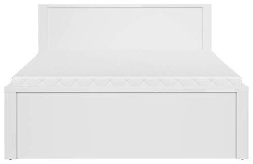 POSTELJA 160 cm   x 200 cm  , leseni material bela  - bela, Moderno, leseni material (160/200cm) - MID.YOU