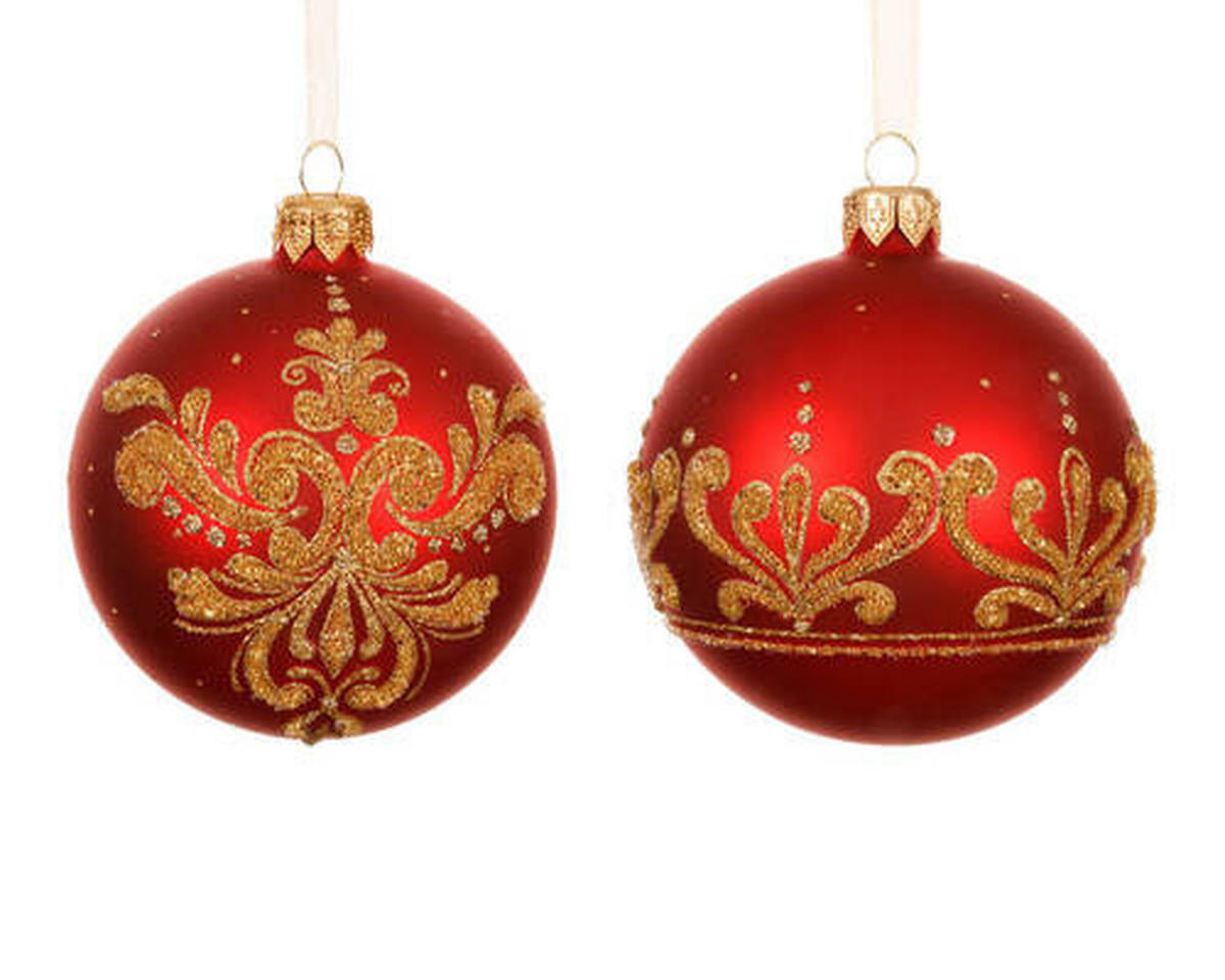 CHRISTBAUMKUGEL 8 cm  - Basics (8cm)