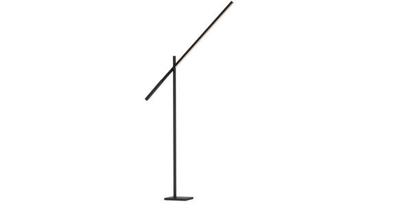 LED-STEHLEUCHTE 27-150/19/162-248 cm    - Schwarz, Design, Metall (27-150/19/162-248cm) - Dieter Knoll