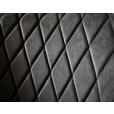 ARMLEHNSTUHL  in Eisen Samt  - Schwarz/Grau, Design, Textil/Metall (56/79/58cm) - Carryhome