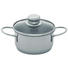 HRNEC - barvy stříbra/čiré, Basics, kov/sklo (14cm) - FISSLER