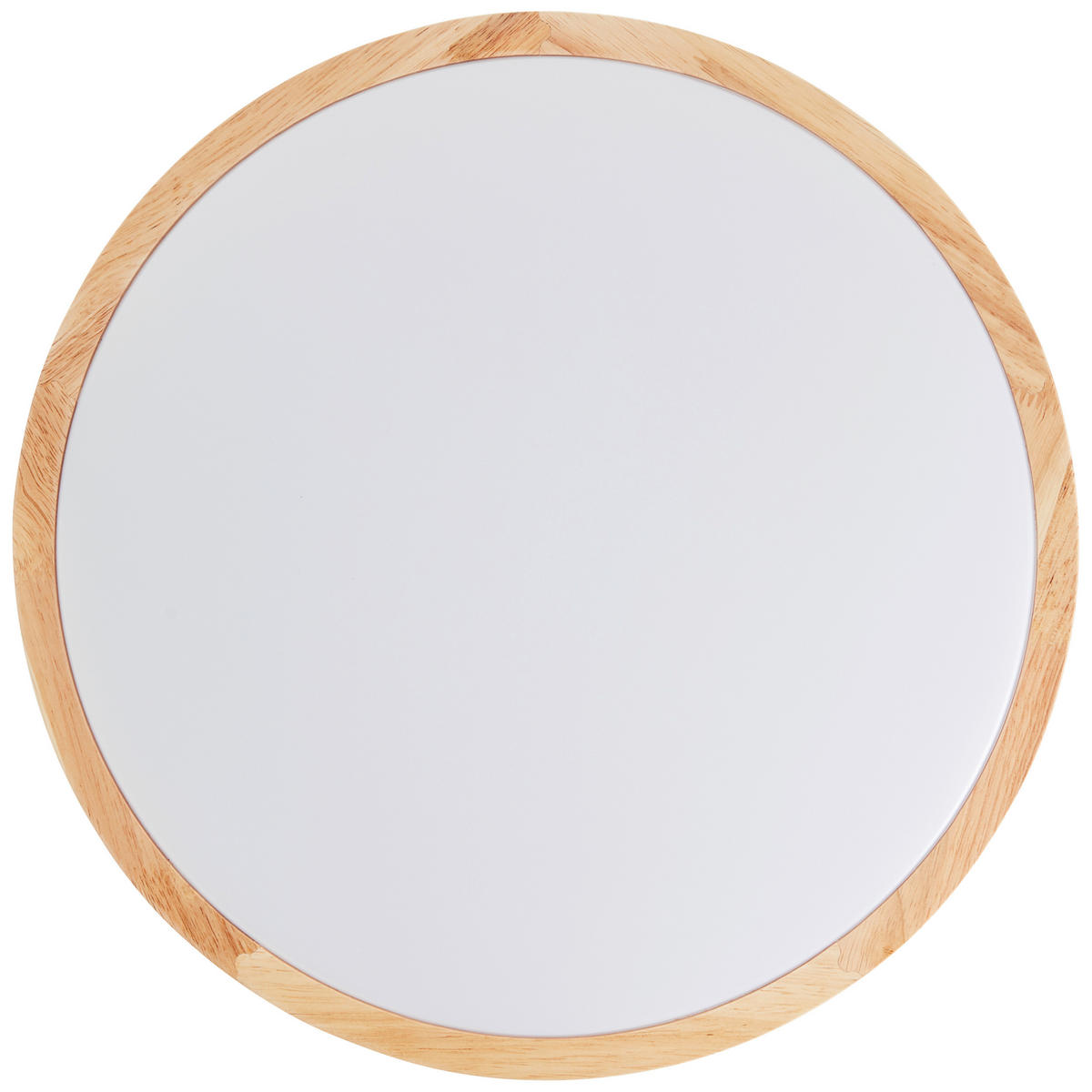LED-DECKENLEUCHTE  38/9 cm    - Weiss/Braun, Natur, Holz/Kunststoff (38/9cm) - Brilliant