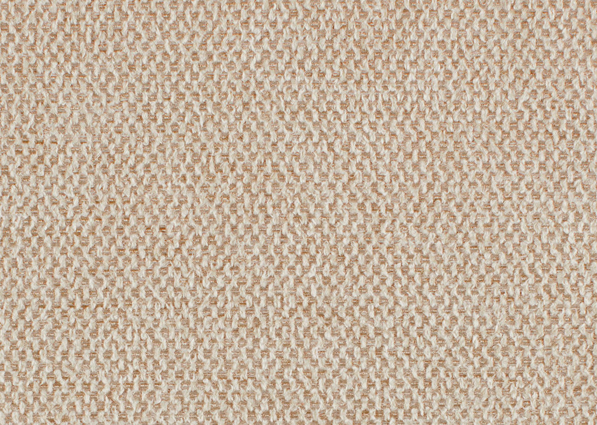 2,5-SITZER in Flachgewebe Beige  - Beige/Schwarz, Design, Textil/Metall (206/86/97cm) - Pure Home Lifestyle