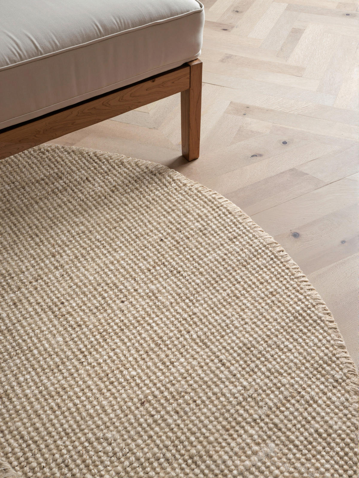 JUTETEPPICH 200 cm Jaipur Champagner  - Champagner, Basics, Textil (200cm)