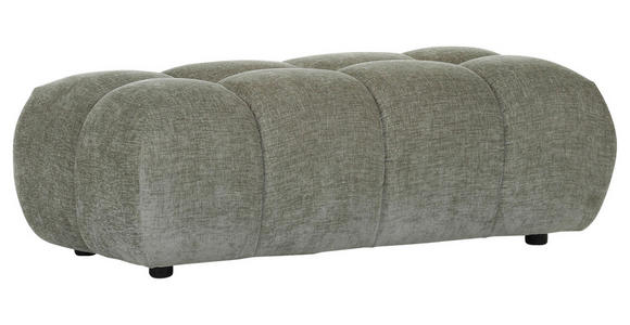 HOCKER Flachgewebe Olivgrün - Schwarz/Olivgrün, KONVENTIONELL, Kunststoff/Textil (86/42/57cm) - Carryhome