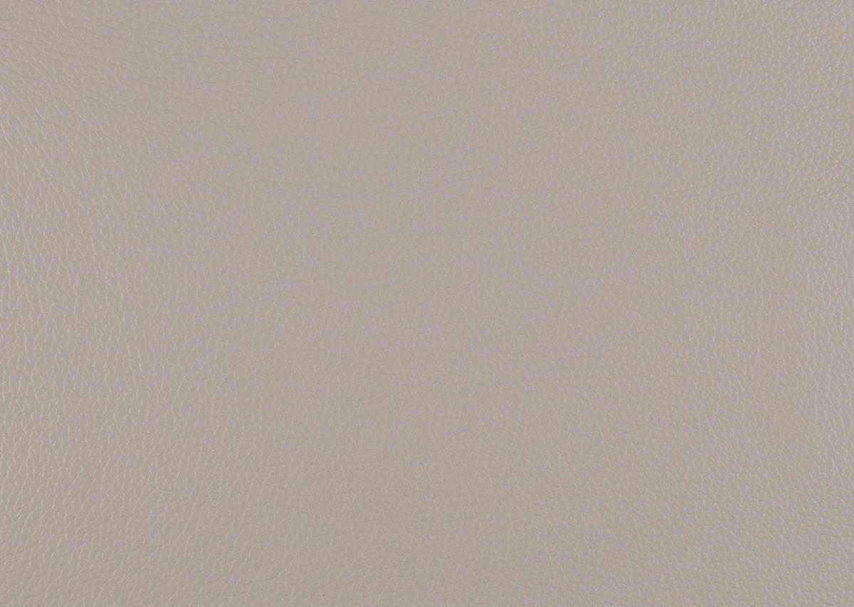 ECKSOFA in Echtleder Taupe  342/158 cm  - Taupe/Schwarz, MODERN, Leder/Metall (342/158cm) - Chilliano