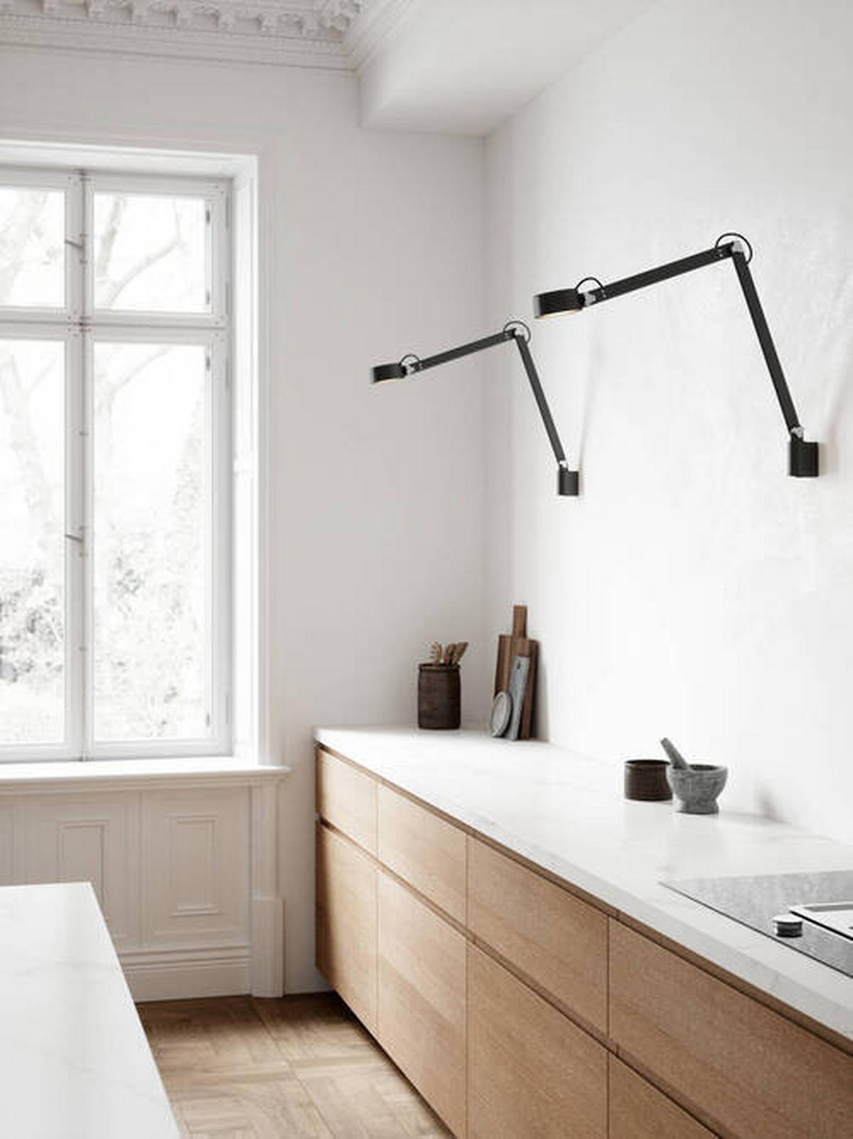 SCHREIBTISCHLEUCHTE Nobu 49,5/10,5/46,5 cm   - Schwarz, Design, Metall (49,5/10,5/46,5cm) - Nordlux
